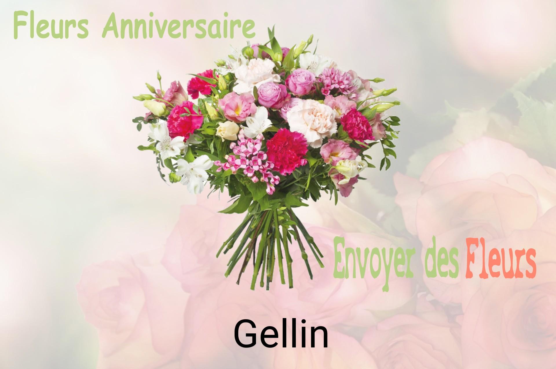 Bouquet de fleurs d’anniversaire livré à Gellin
